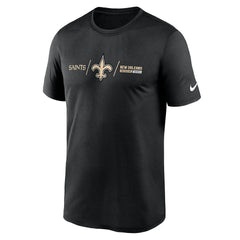 NFL New Orleans Saints Horizontal Lockup Legend Performance T-Shirt