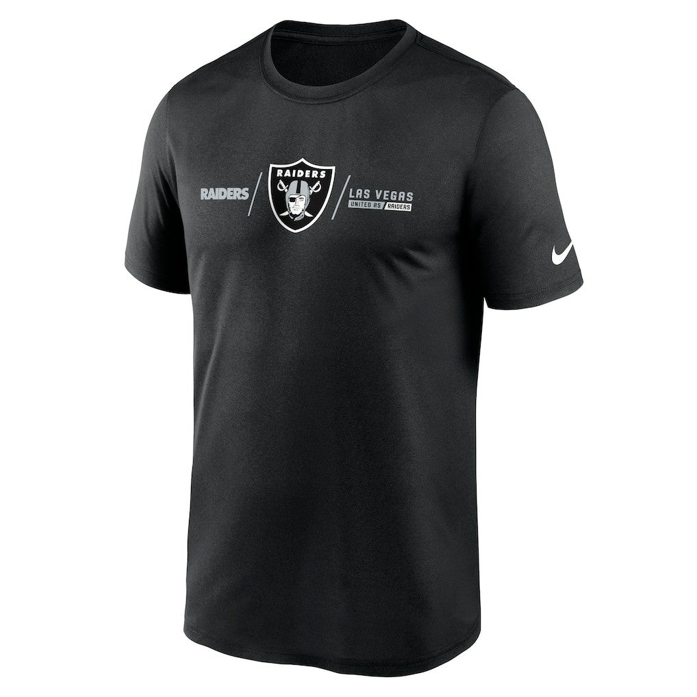 NFL Las Vegas Raiders Horizontal Lockup Legend Performance T-Shirt