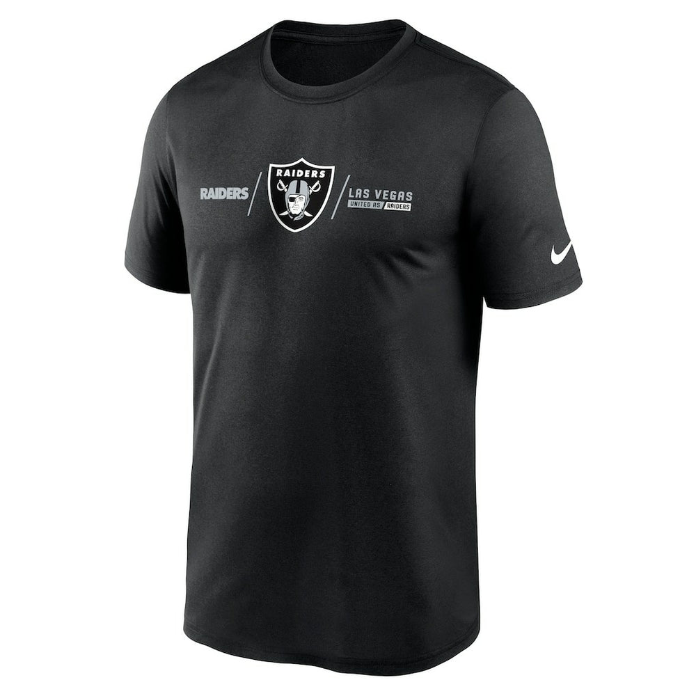 NFL Las Vegas Raiders Horizontal Lockup Legend Performance T-Shirt