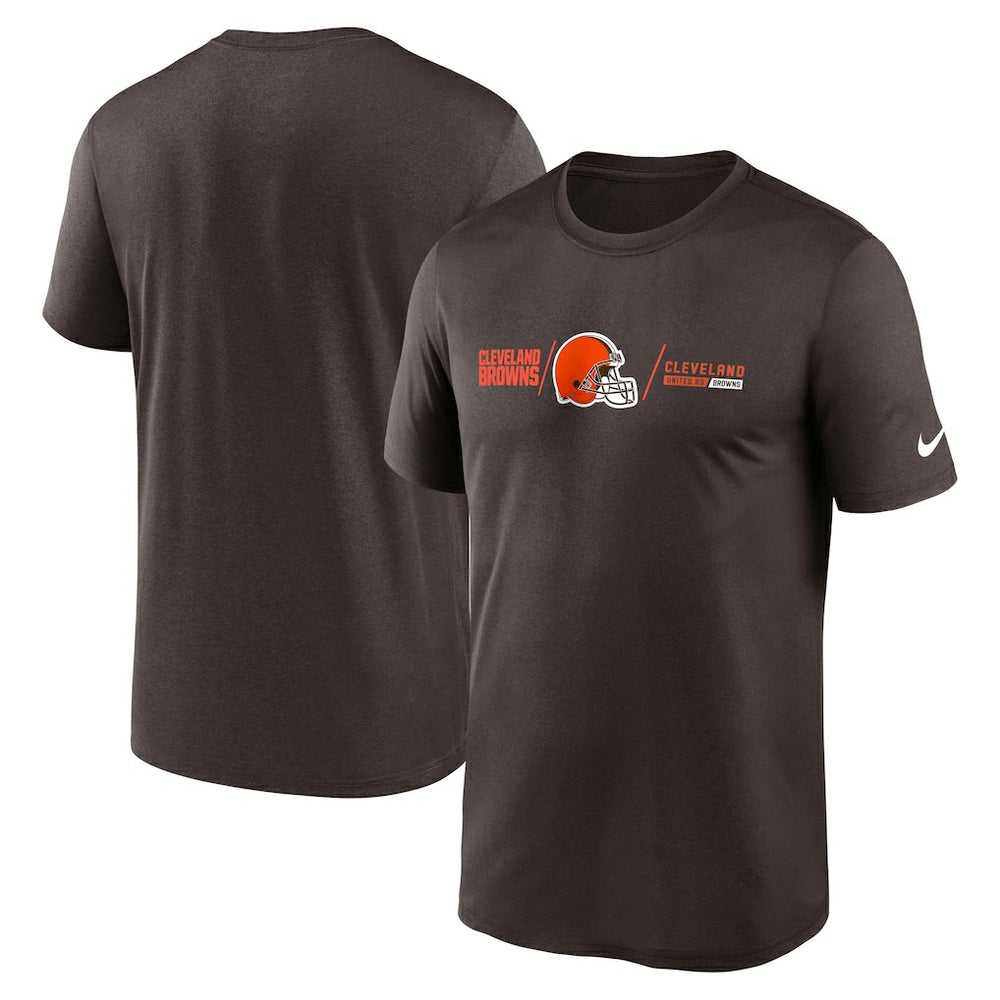 NFL Cleveland Browns Horizontal Lockup Legend Performance T-Shirt