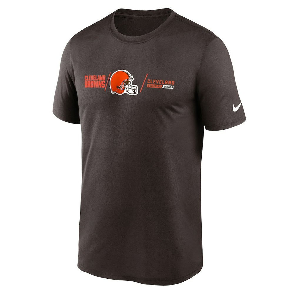 NFL Cleveland Browns Horizontal Lockup Legend Performance T-Shirt