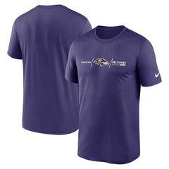 NFL Baltimore Ravens Horizontal Lockup Legend T-Shirt