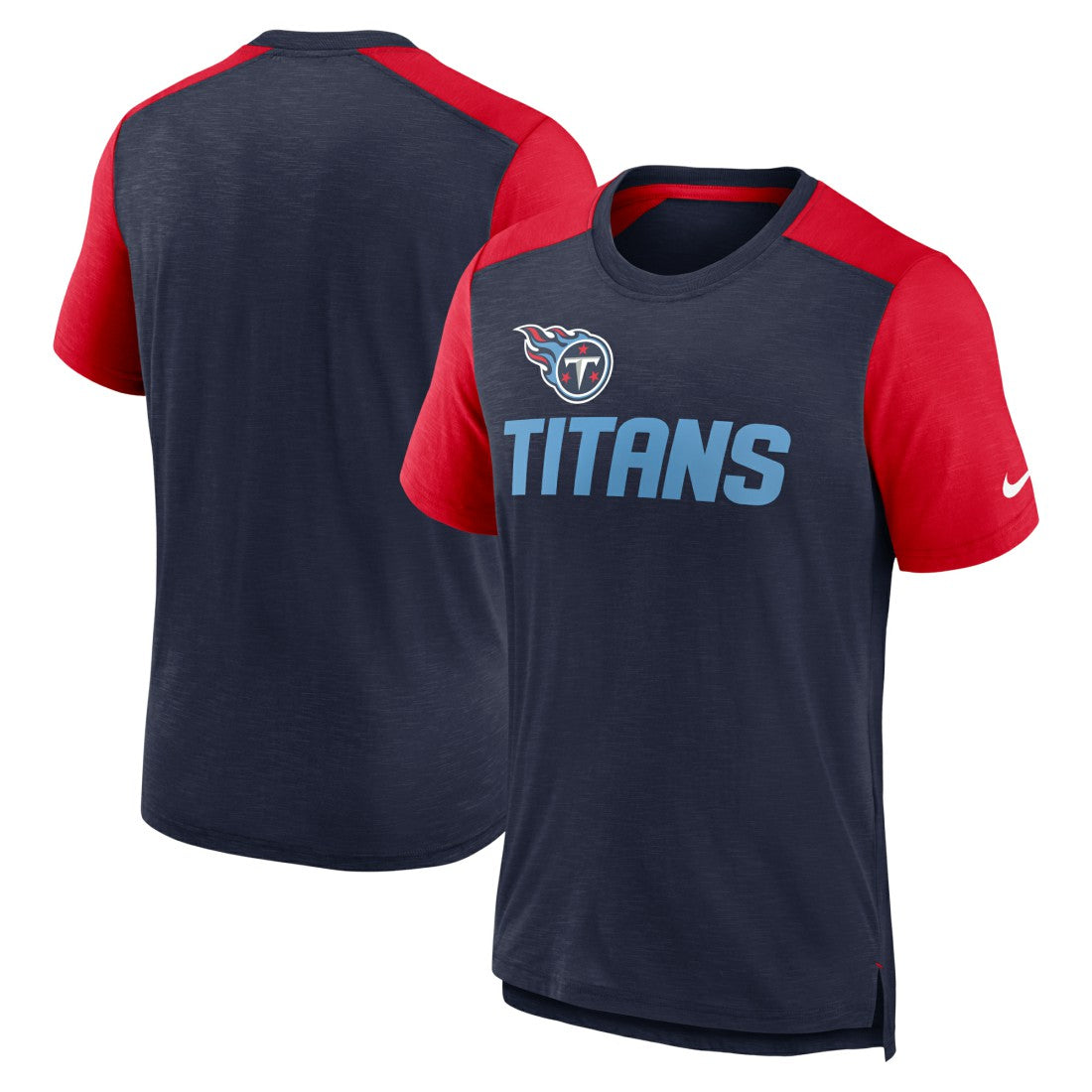 NFL Tennessee Titans Color Block Team Name T-Shirt