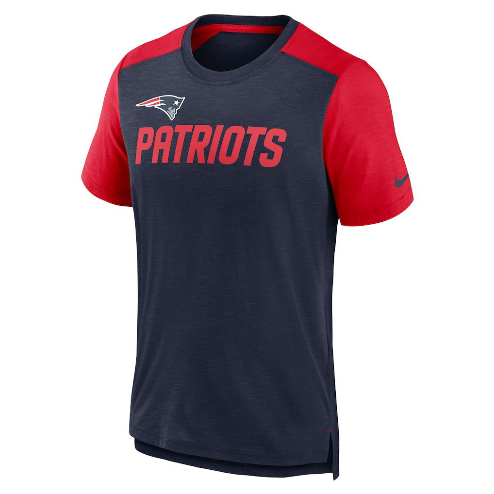 NFL New England Patriots Color Block Team Name T-Shirt