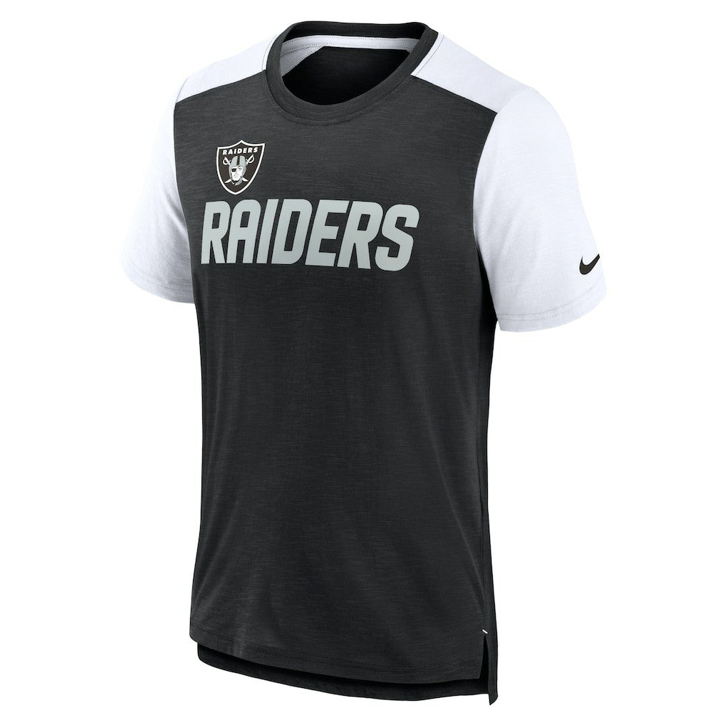 NFL Las Vegas Raiders Color Block Team Name T-Shirt