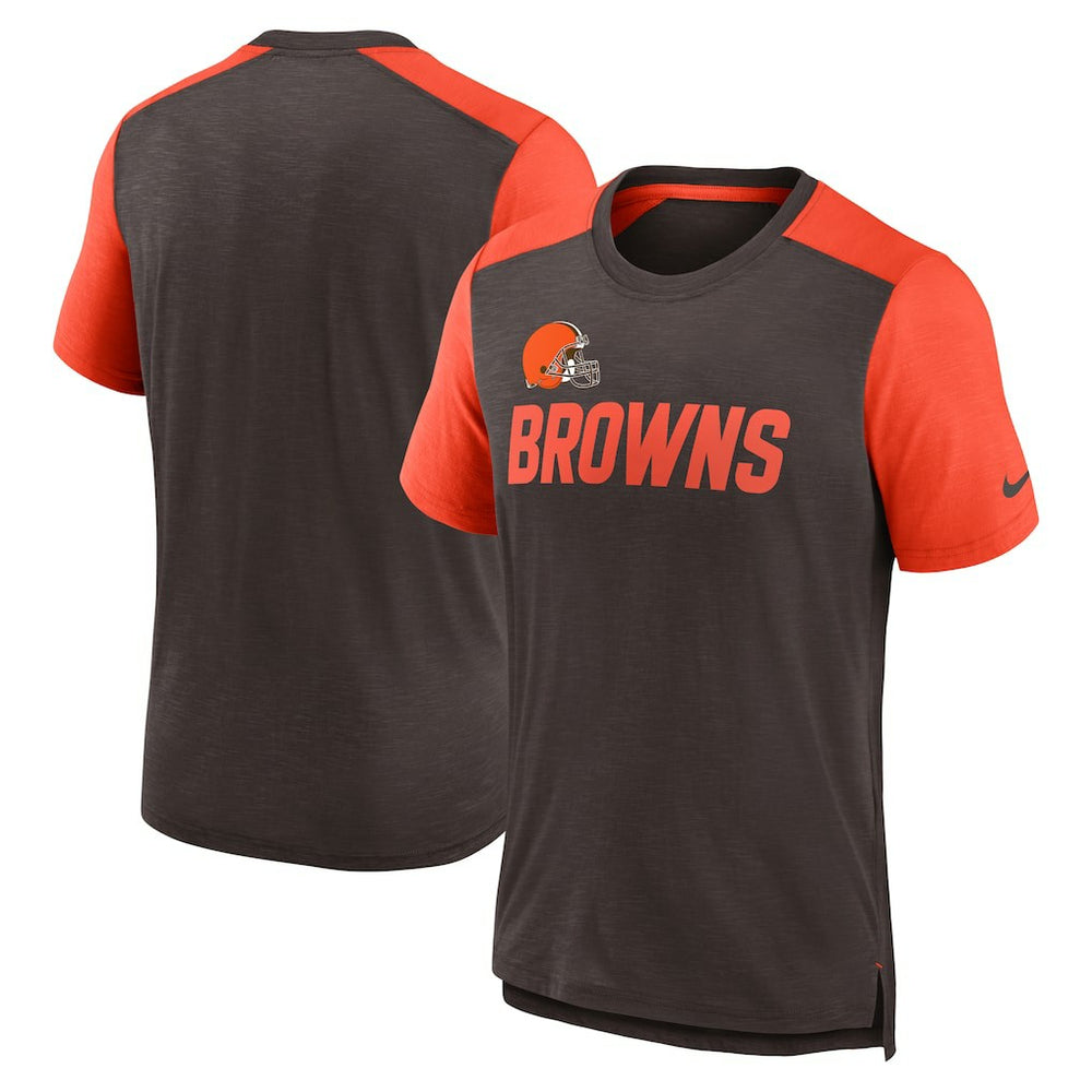 NFL Cleveland Browns Color Block Team Name T-Shirt