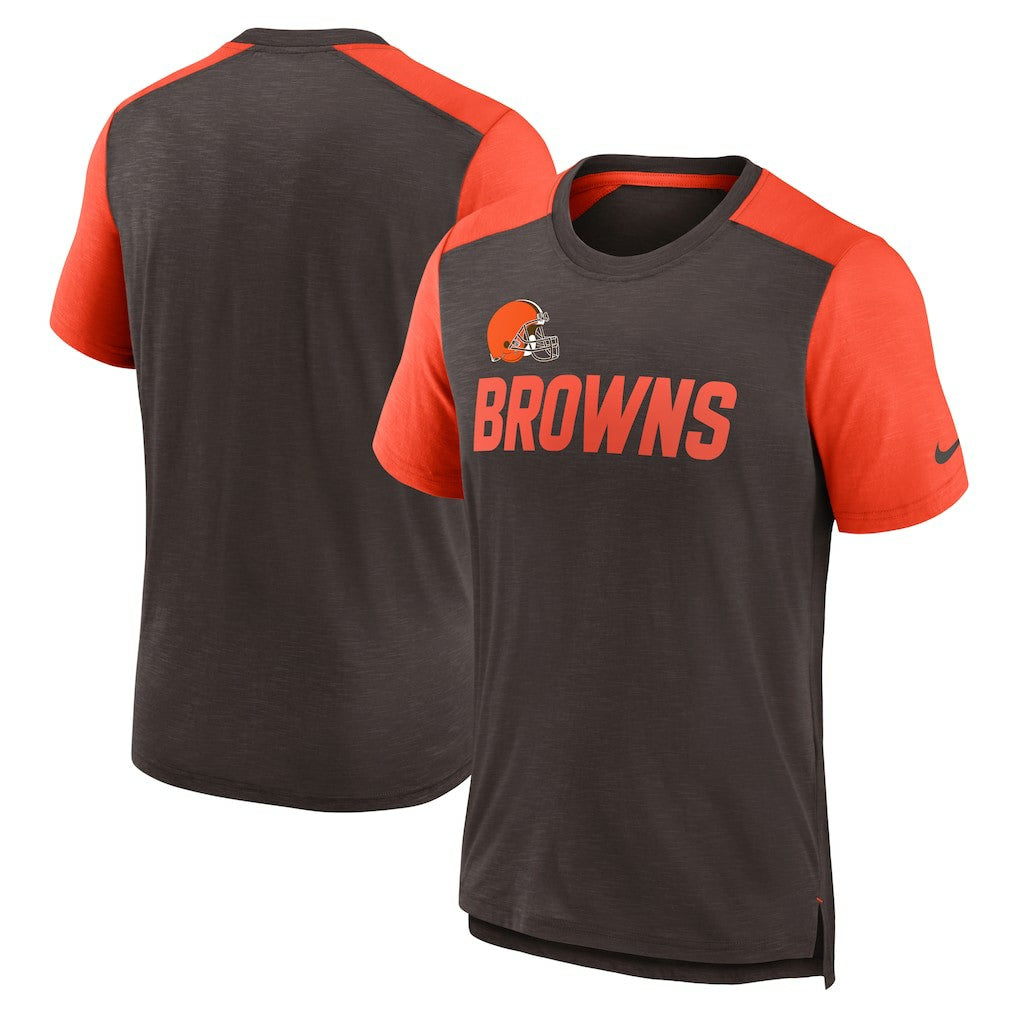 NFL Cleveland Browns Color Block Team Name T-Shirt
