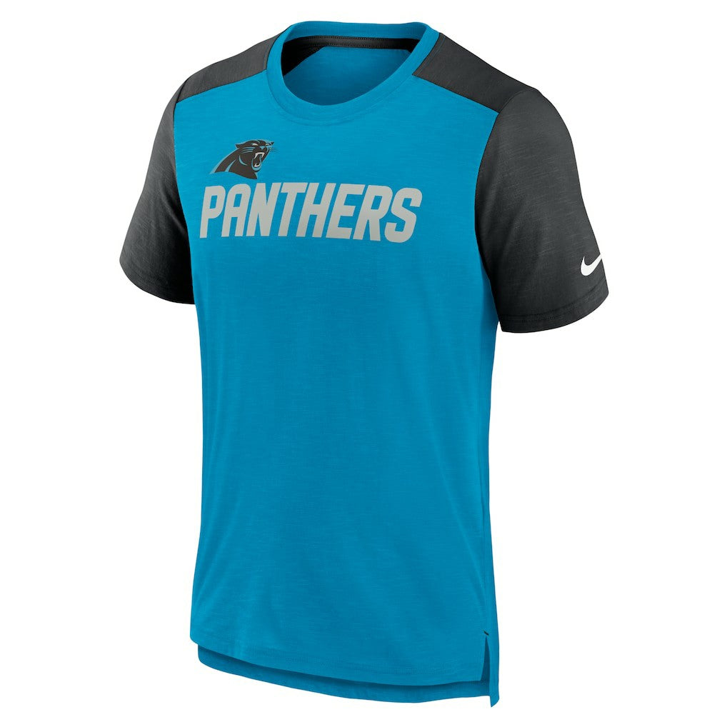 NFL Carolina Panthers Color Block Team Name T-Shirt