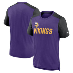 NFL Minnesota Vikings Color Block Team Name T-Shirt