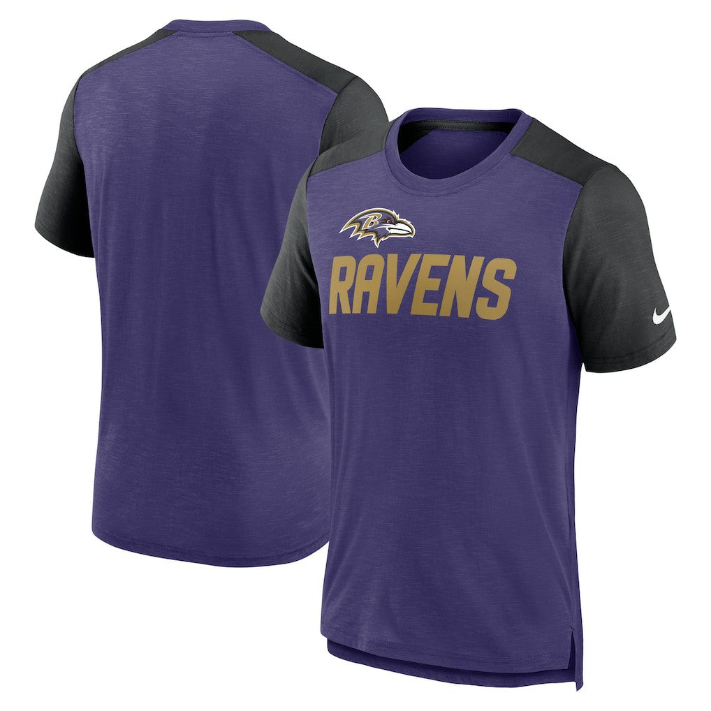 NFL Baltimore Ravens Color Block Team Name T-Shirt