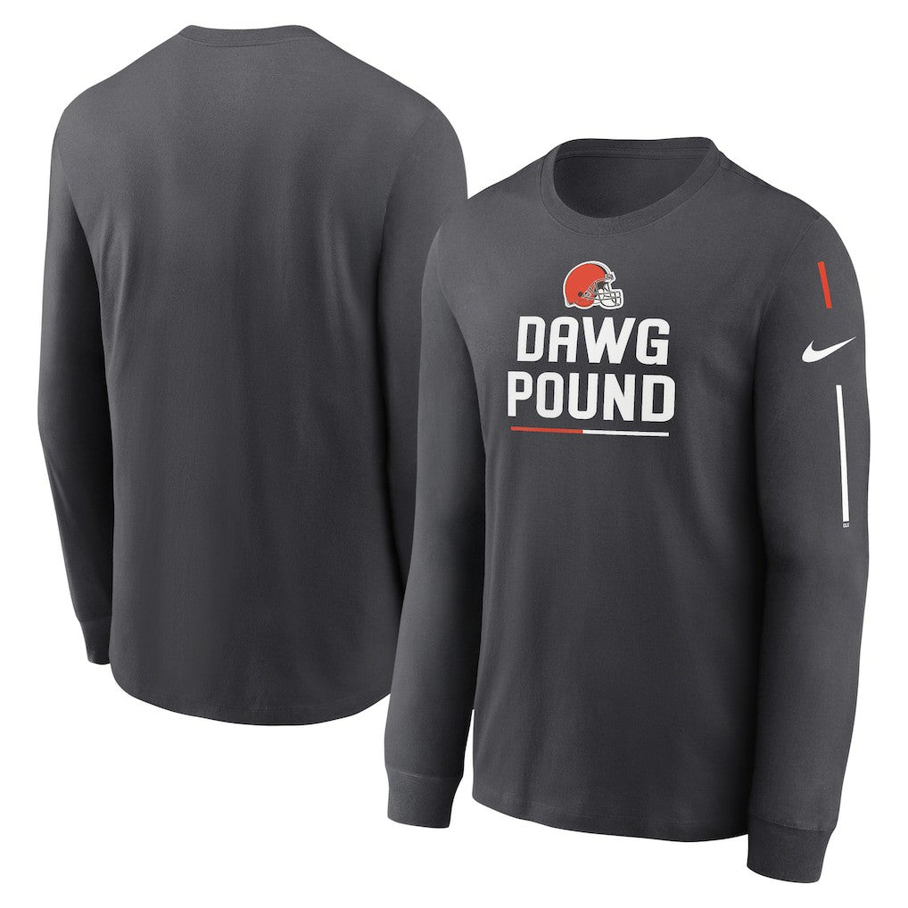 NFL Cleveland Browns Team Slogan Long Sleeve T-Shirt