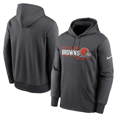 NFL Cleveland Browns Prime Logo Name Split Pullover Hoodie