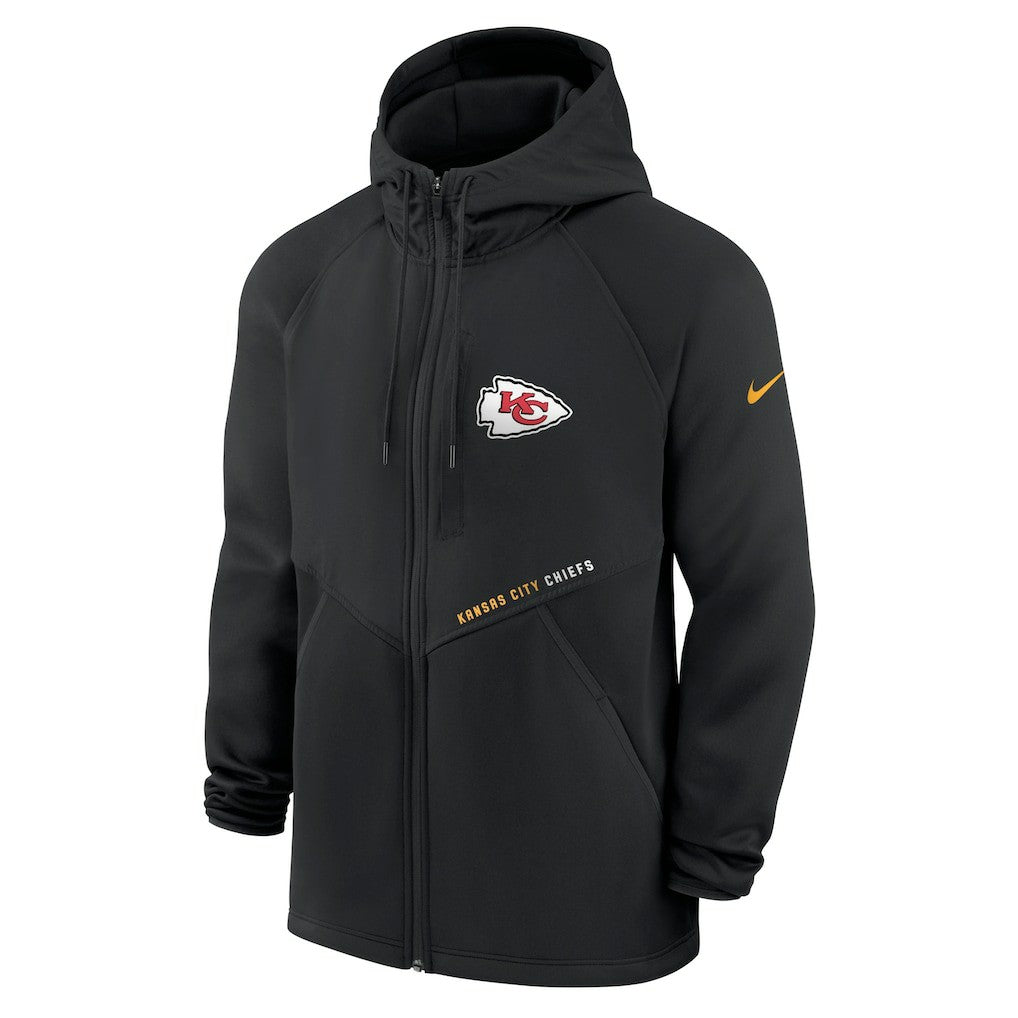 NFL Kansas City Chiefs Spacer Raglan Performance Full-Zip Hoodie