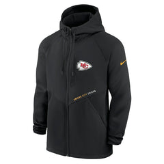 NFL Kansas City Chiefs Spacer Raglan Performance Full-Zip Hoodie