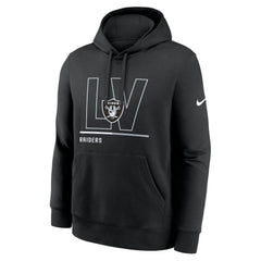 NFL Las Vegas Raiders City Code Club Fleece Pullover Hoodie