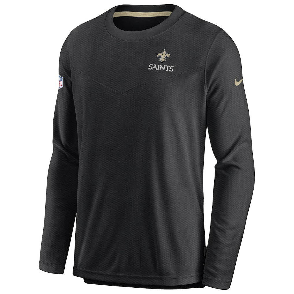NFL New Orleans Saints Sideline Lockup Performance Pullover Sweatshirt
