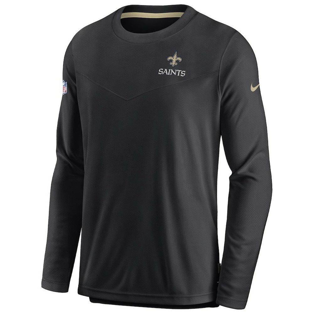 NFL New Orleans Saints Sideline Lockup Performance Pullover Sweatshirt