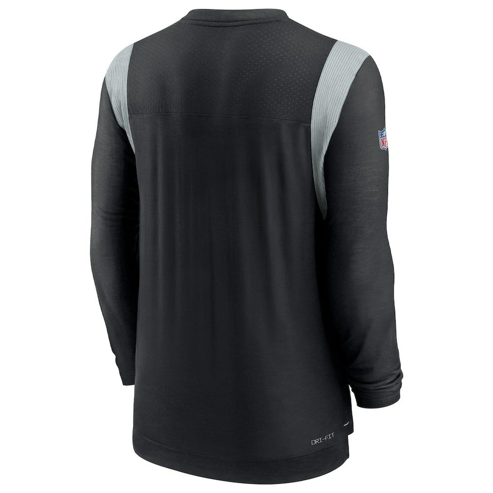 NFL Las Vegas Raiders Sideline Tonal Logo Performance Player Long Sleeve T-Shirt