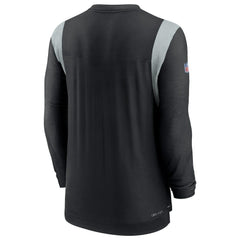 NFL Las Vegas Raiders Sideline Tonal Logo Performance Player Long Sleeve T-Shirt
