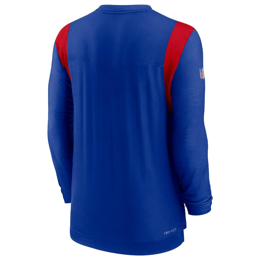NFL Buffalo Bills Sideline Tonal Logo Performance Player Long Sleeve T-Shirt