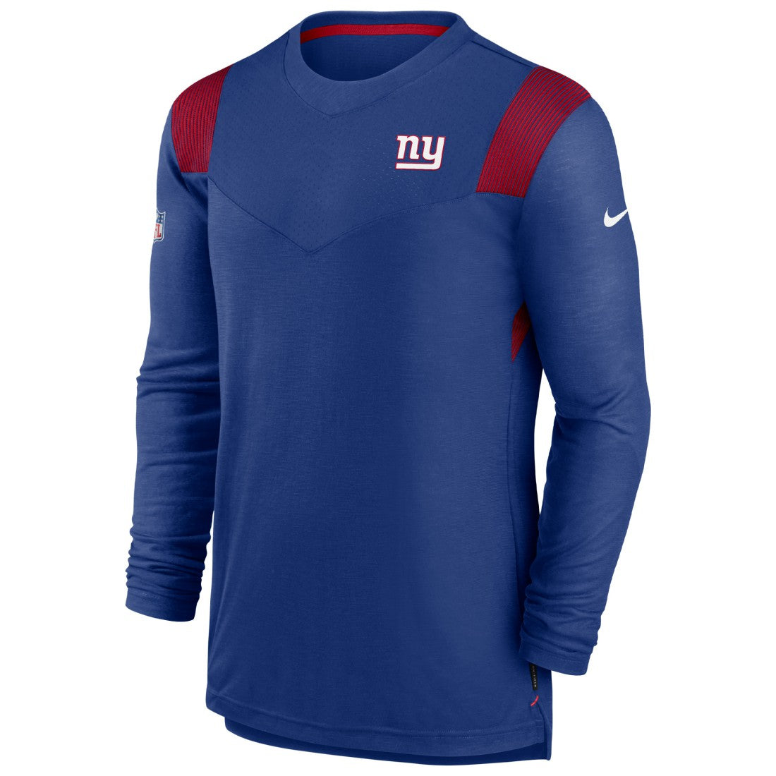NFL New York Giants Sideline Tonal Logo Performance Player Long Sleeve T-Shirt