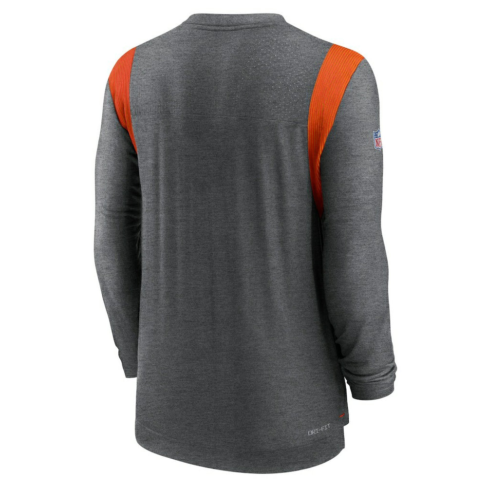 NFL Cleveland Browns Sideline Tonal Logo Performance Player Long Sleeve T-Shirt