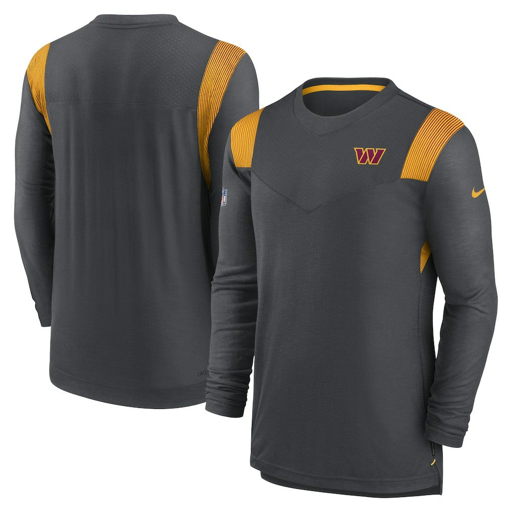 NFL Washington Commanders Sideline Tonal Logo Performance Player Long Sleeve T-Shirt