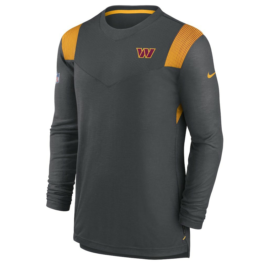 NFL Washington Commanders Sideline Tonal Logo Performance Player Long Sleeve T-Shirt