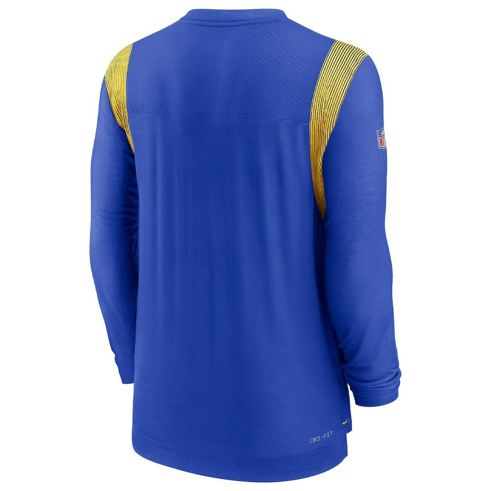 NFL Los Angeles Rams Sideline Tonal Logo Performance Player Long Sleeve T-Shirt