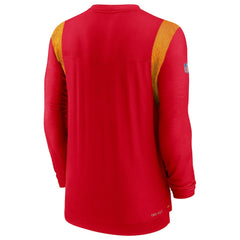 NFL Kansas City Chiefs Sideline Tonal Logo Performance Player Long Sleeve T-Shirt