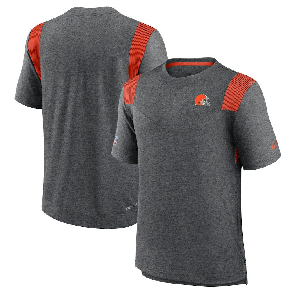NFL Cleveland Browns Sideline Tonal Logo Performance Player T-Shirt