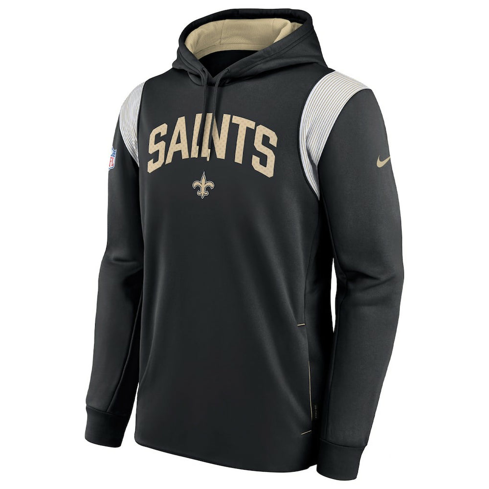 NFL New Orleans Saints Sideline Athletic Stack Performance Pullover Hoodie