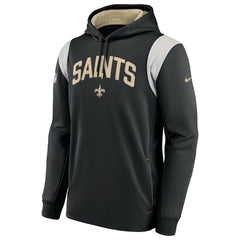 NFL New Orleans Saints Sideline Athletic Stack Performance Pullover Hoodie