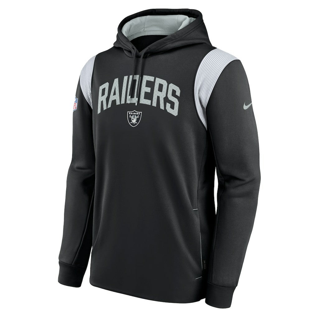 NFL Las Vegas Raiders Sideline Athletic Stack Performance Pullover Hoodie