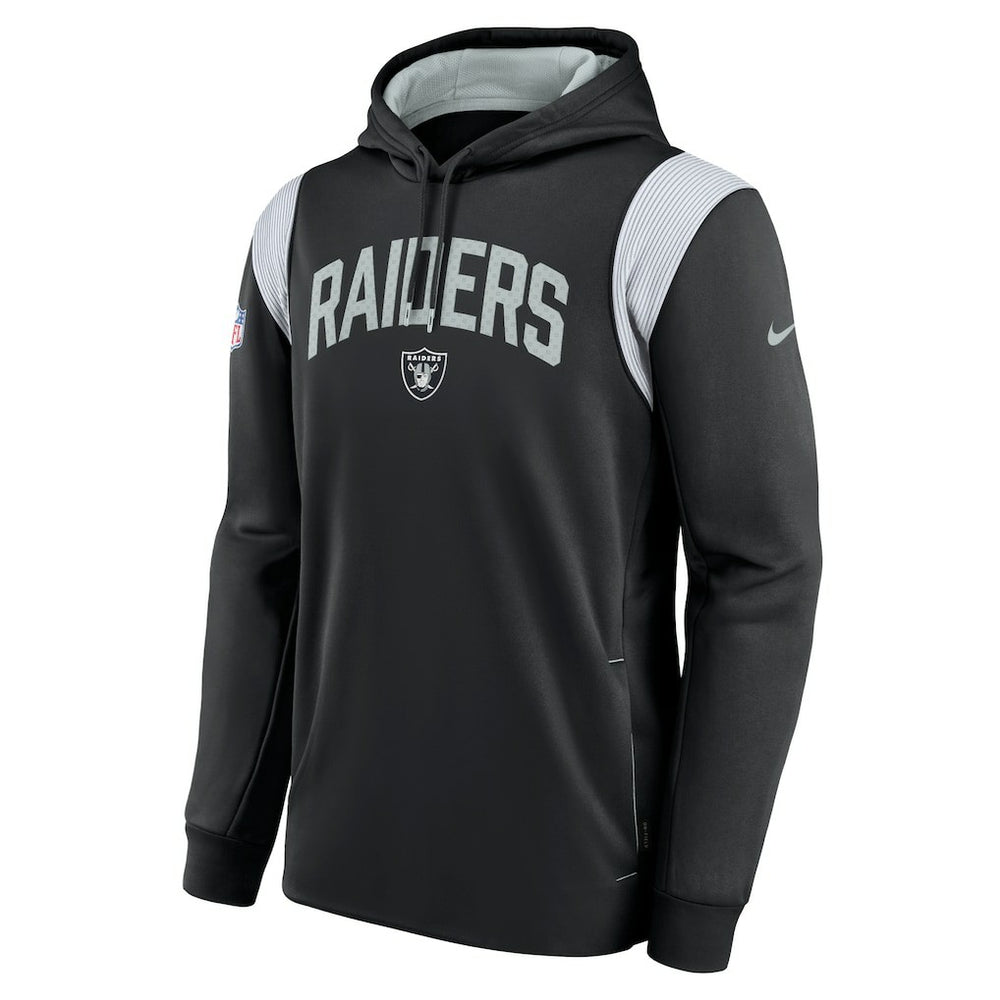 NFL Las Vegas Raiders Sideline Athletic Stack Performance Pullover Hoodie