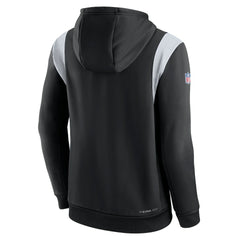 NFL Las Vegas Raiders Sideline Athletic Stack Performance Pullover Hoodie