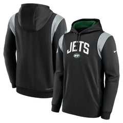 NFL New York Jets Sideline Athletic Stack Performance Pullover Hoodie
