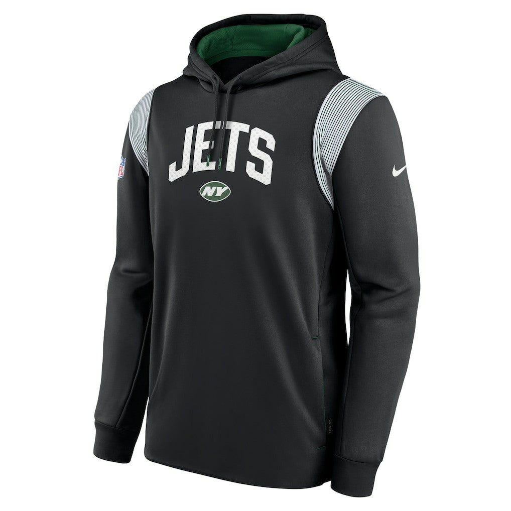 NFL New York Jets Sideline Athletic Stack Performance Pullover Hoodie