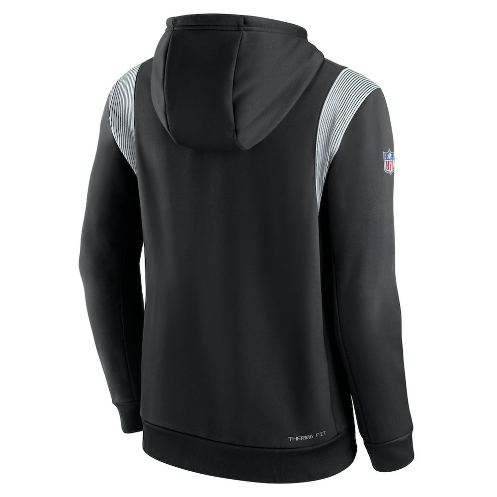 NFL New York Jets Sideline Athletic Stack Performance Pullover Hoodie