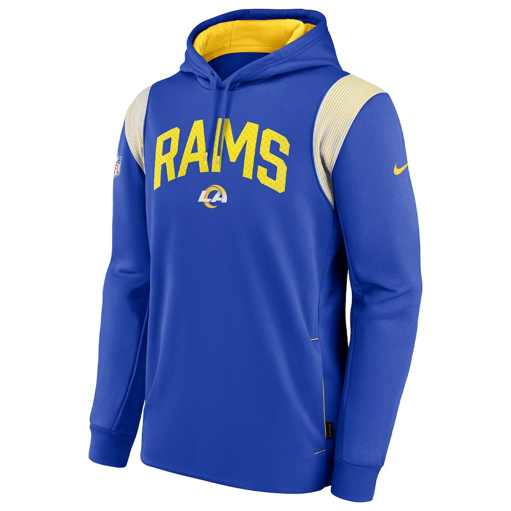 NFL Los Angeles Rams Sideline Athletic Stack Performance Pullover Hoodie