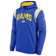 NFL Los Angeles Rams Sideline Athletic Stack Performance Pullover Hoodie