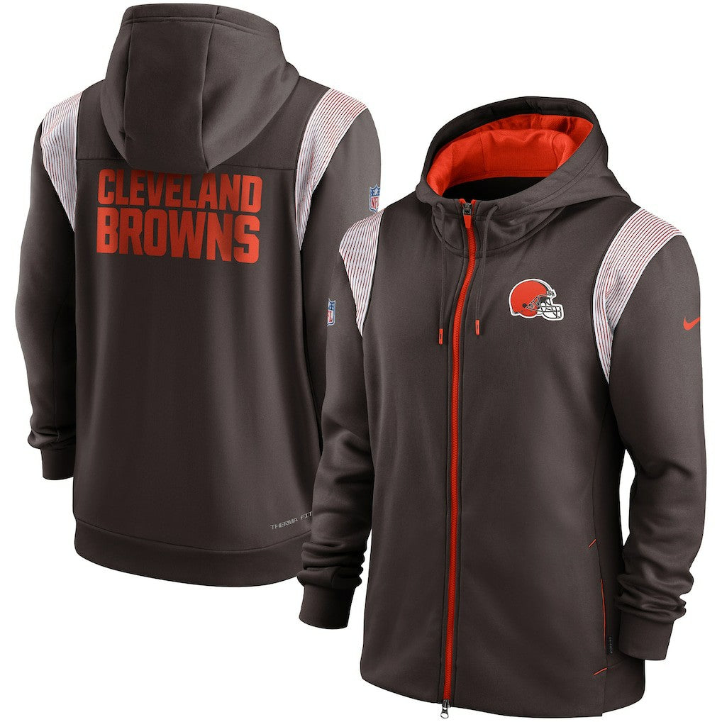 NFL Cleveland Browns Performance Sideline Lockup Full-Zip Hoodie
