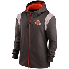 NFL Cleveland Browns Performance Sideline Lockup Full-Zip Hoodie