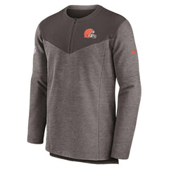 NFL Cleveland Browns Sideline Lockup Performance Quarter-Zip Top