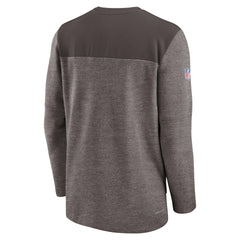 NFL Cleveland Browns Sideline Lockup Performance Quarter-Zip Top