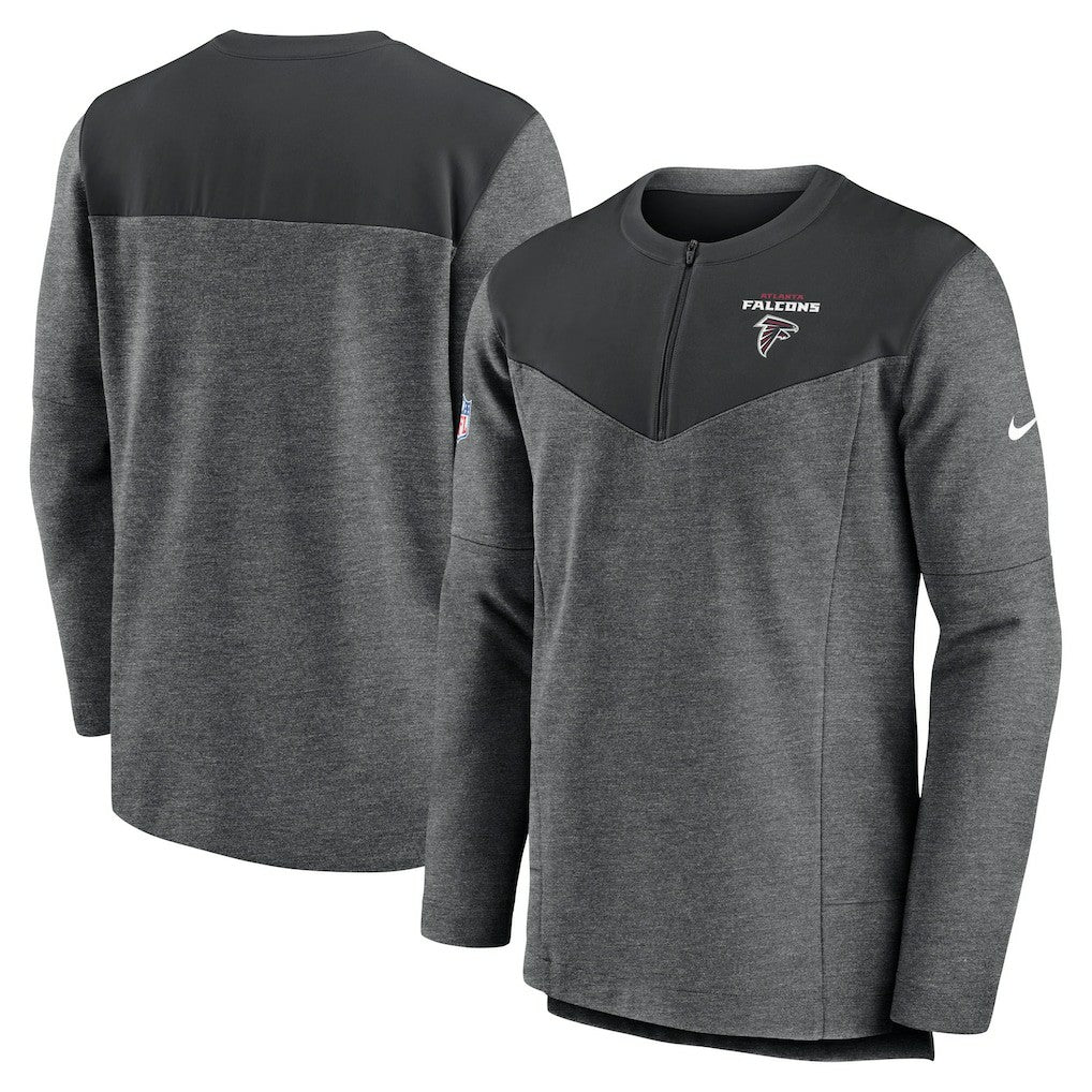NFL Atlanta Falcons Sideline Lockup Performance Quarter-Zip Top