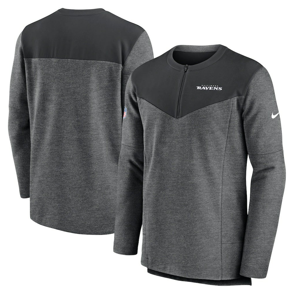 NFL Baltimore Ravens Sideline Lockup Performance Quarter-Zip Top