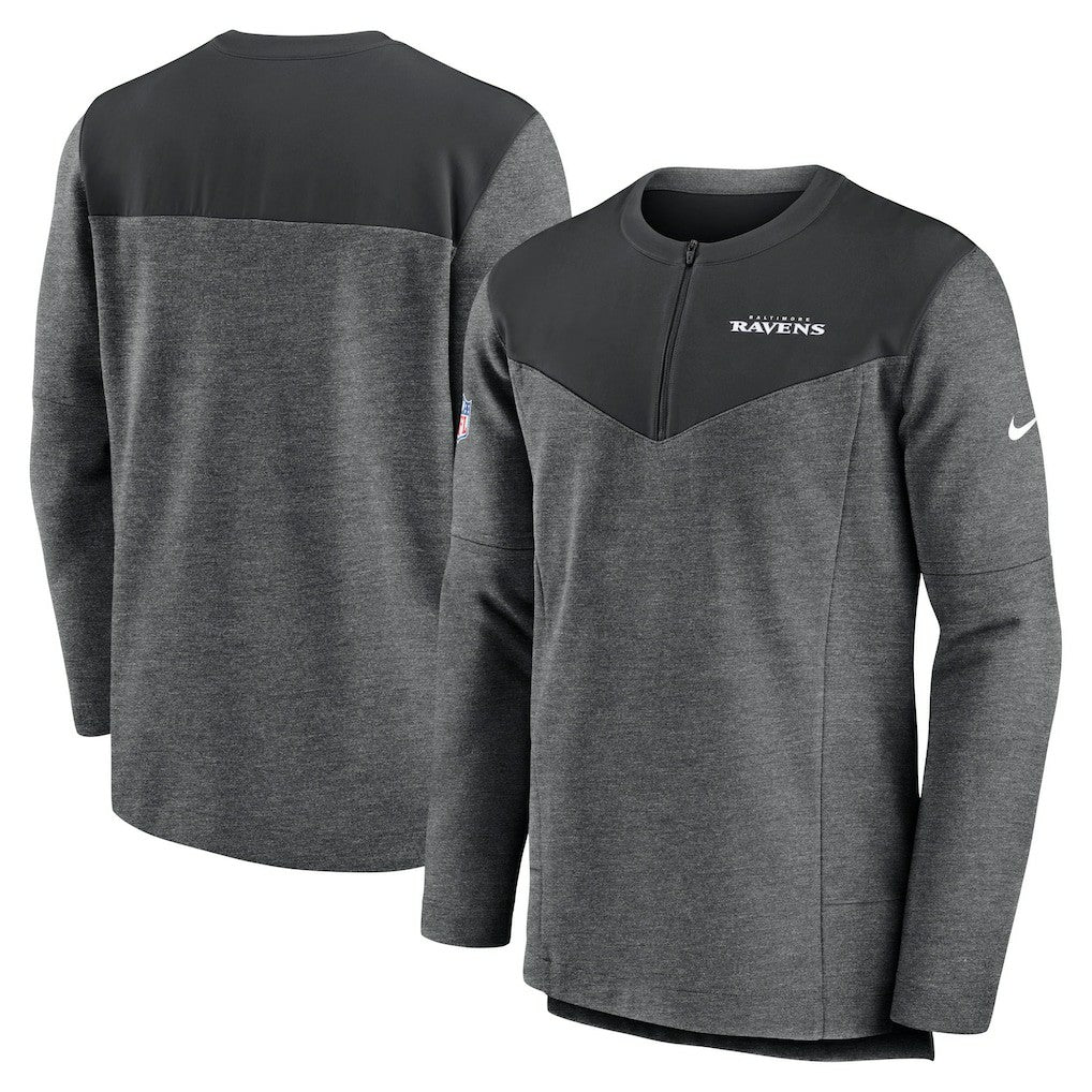 NFL Baltimore Ravens Sideline Lockup Performance Quarter-Zip Top