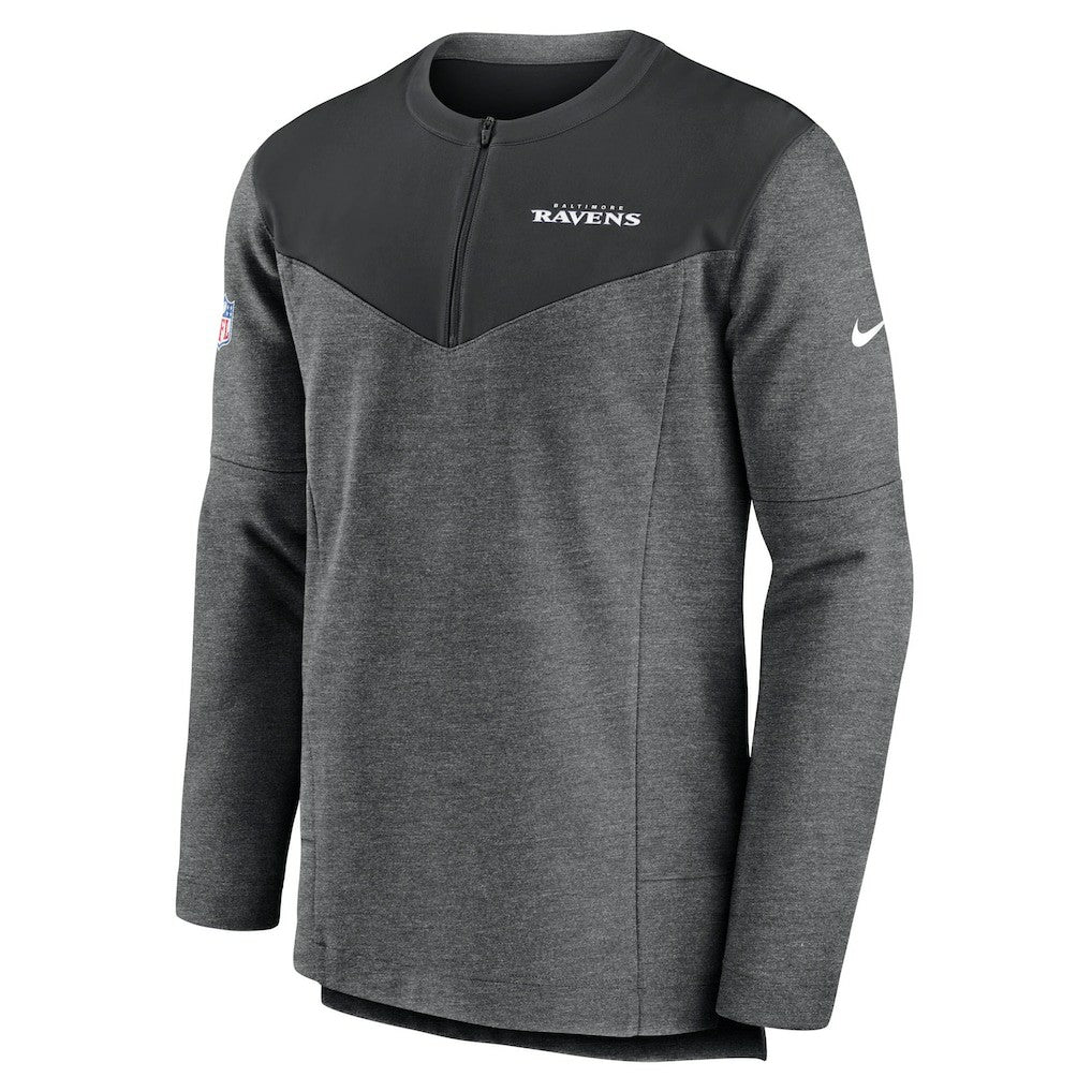 NFL Baltimore Ravens Sideline Lockup Performance Quarter-Zip Top