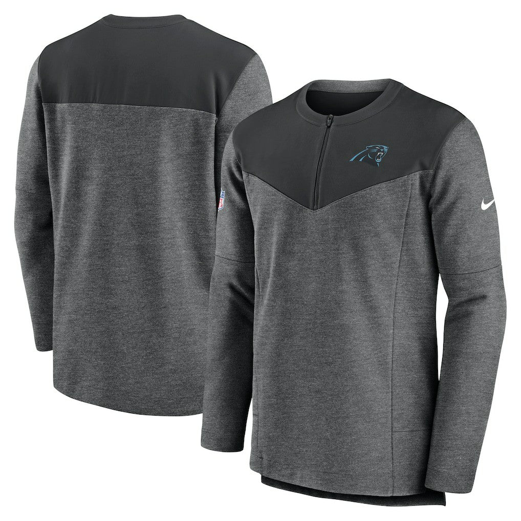 NFL Carolina Panthers Sideline Lockup Performance Quarter-Zip Top